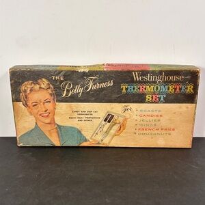 Vintage Westinghouse Betty Furness Thermometer Set 1950s Kitchen Cooking